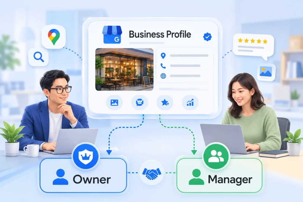 Owner và Manager Google Business Profile khác nhau thế nào