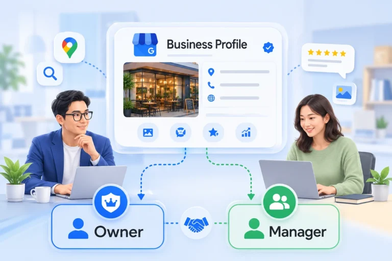 Owner và Manager Google Business Profile khác nhau thế nào
