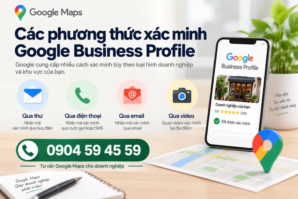 Các Phương Thức Xác Minh Google Business Profile