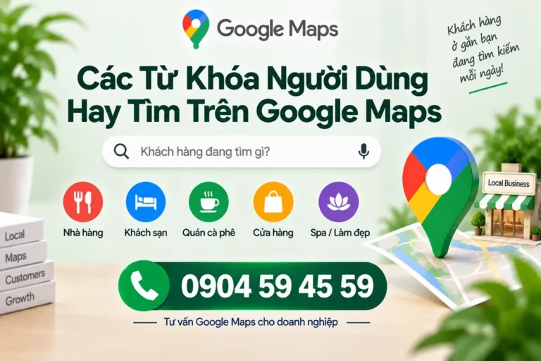 Các Từ Khóa Người Dùng Hay Tìm Trên Google Maps
