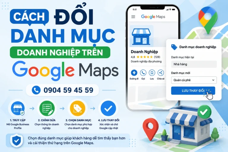 Cách Đổi Danh Mục Doanh Nghiệp Trên Google Maps
