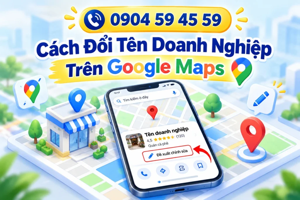 Cách Đổi Tên Doanh Nghiệp Trên Google Maps