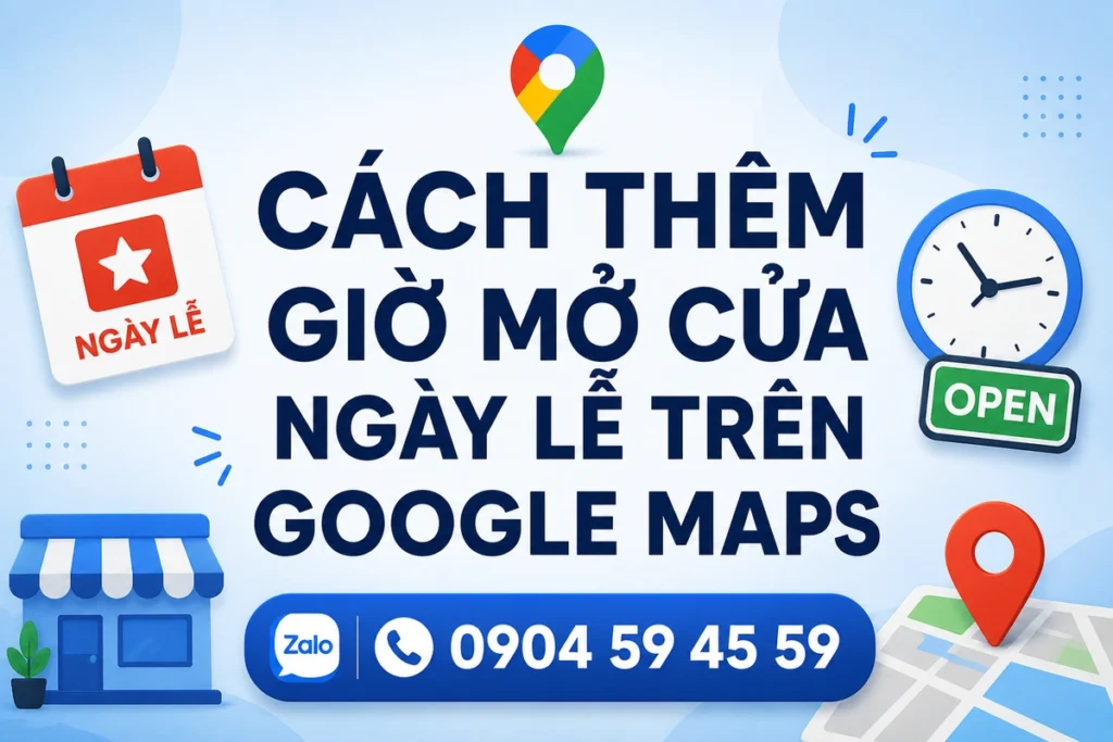 Cách Thêm Giờ Mở Cửa Ngày Lễ Trên Google Maps