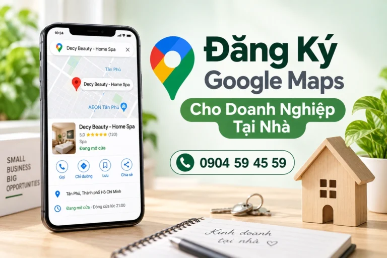 ĐĂNG KÝ GOOGLE MAPS CHO DOANH NGHIỆP TẠI NHÀ