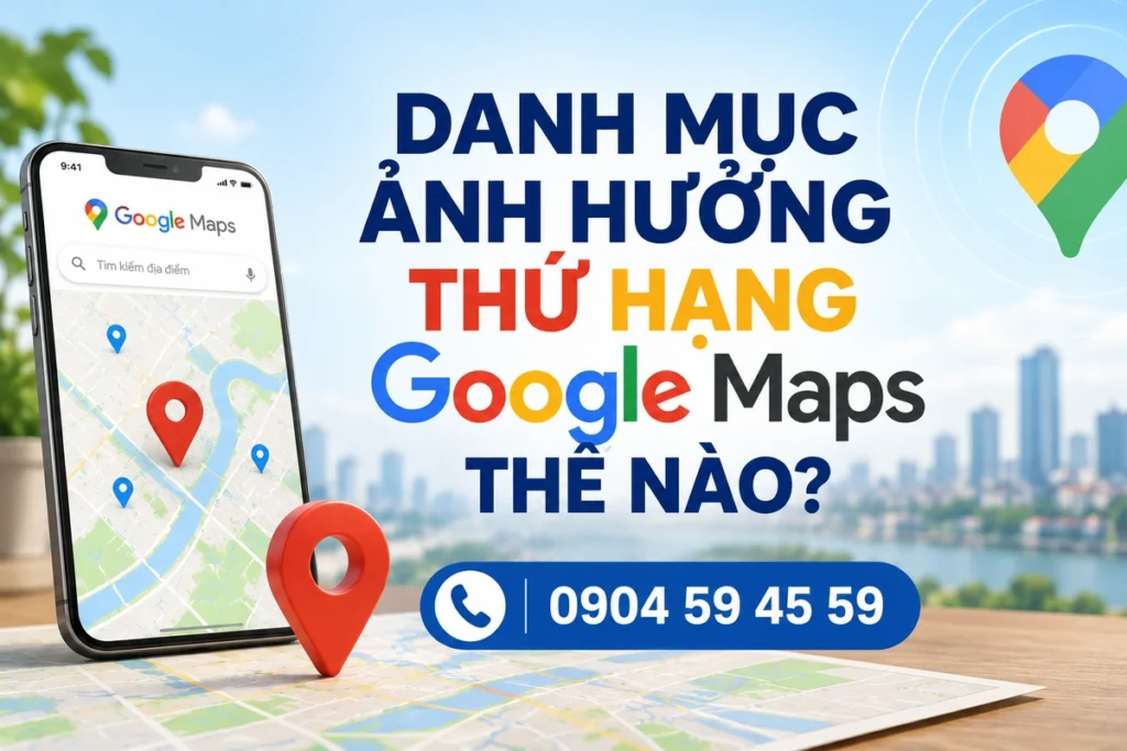 Danh Mục Ảnh Hưởng Thứ Hạng Google Maps Thế Nào?