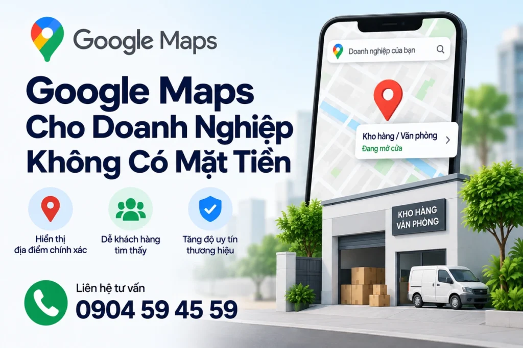 Google Maps Cho Doanh Nghiệp Không Có Mặt Tiền