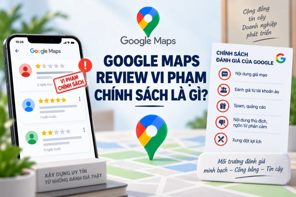 GOOGLE MAPS REVIEW VI PHẠM CHÍNH SÁCH LÀ GÌ?
