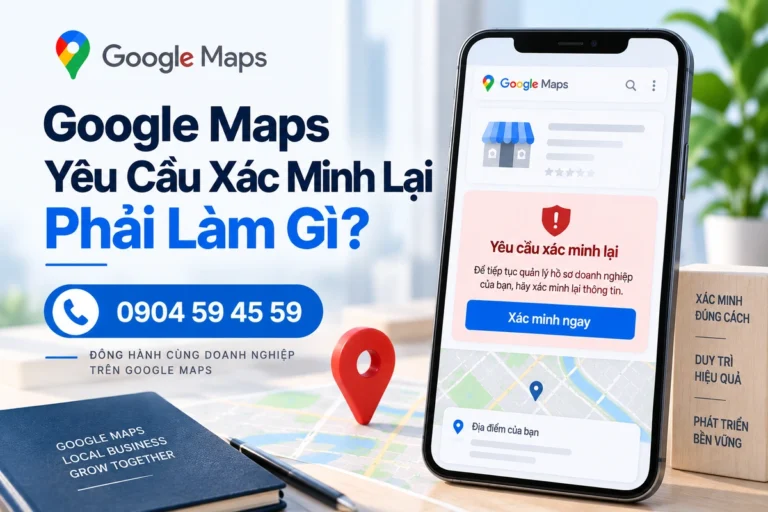Google Maps Yêu Cầu Xác Minh Lại Phải Làm Gì?