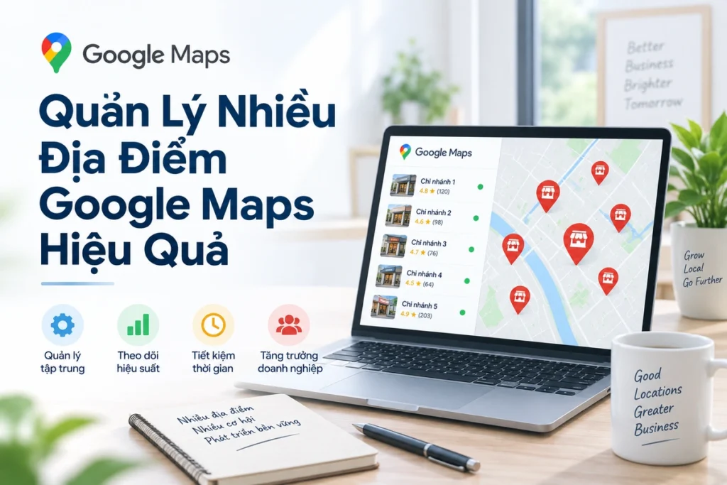 Quản Lý Nhiều Địa Điểm Google Maps Hiệu Quả