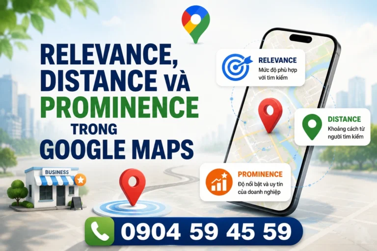 Relevance, Distance Và Prominence Trong Google Maps