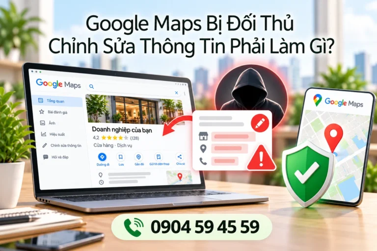 Google Maps Bị Đối Thủ Chỉnh Sửa Thông Tin Phải Làm Gì?