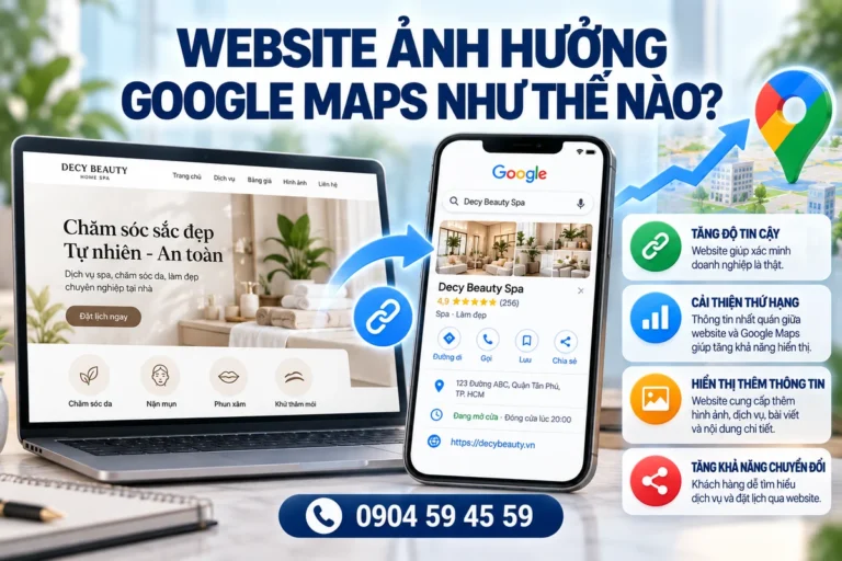 Website Ảnh Hưởng Google Maps Như Thế Nào?