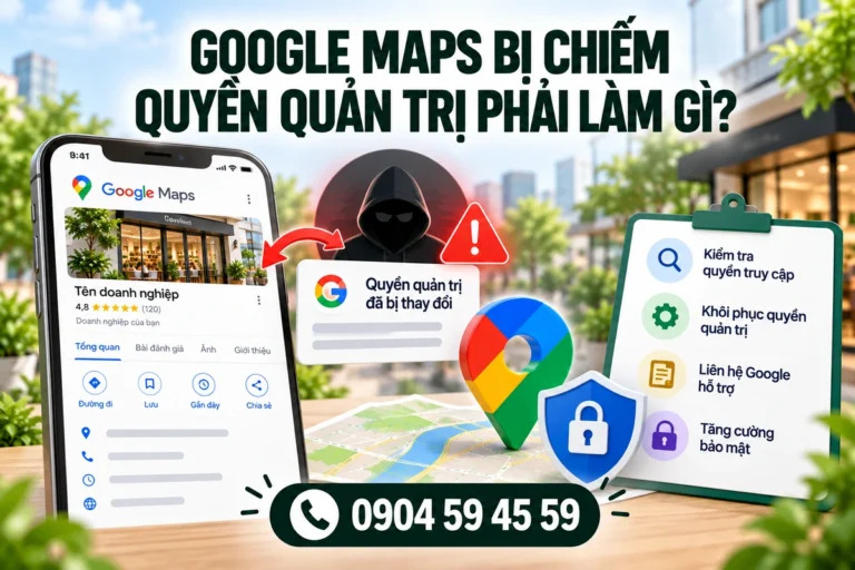 Google Maps Bị Chiếm Quyền Quản Trị Phải Làm Gì?