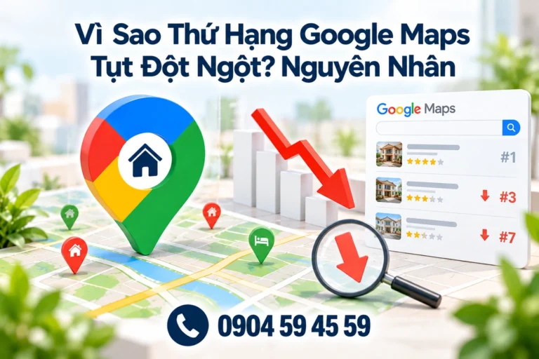 Vì Sao Thứ Hạng Google Maps Tụt Đột Ngột? Nguyên Nhân