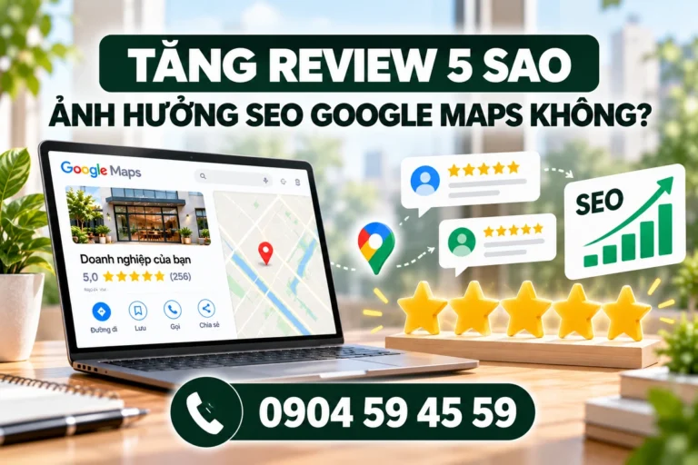 Tăng Review 5 Sao Ảnh Hưởng SEO Google Maps Không?
